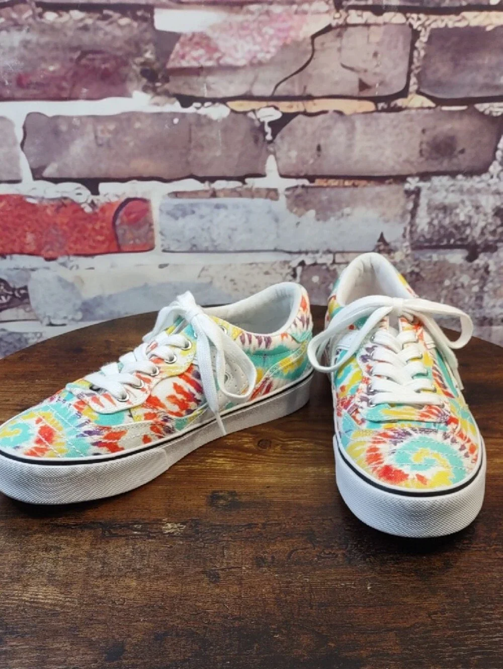 Airwalk Tie Dye Canvas Sneakers-(Mismatched Size)